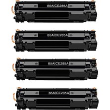 Hp Laserjet Pro P1102W Yazıcı Uyumlu 4 Adet 85A Çipli Muadil Toner