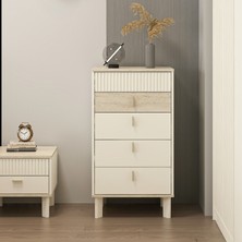 Minar Valento Yüksek Şifonyer 5ç Mbrn-Aytaşı-Traverten