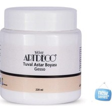 Artdeco Tuval Gesso Astar Boyası 220CC Beyaz Yeni Seri
