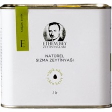 Ethem Bey Zeytinyağları Ethem Bey Erken Hasat Natürel Sızma Zeytinyağı 2 L Teneke