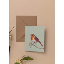 The Mia Art Line Mini Tebrik Kart Seti Robin 9X12 cm