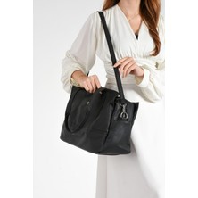 Miami Polo Clup Kadın Omuz Çantası – Çok Bölmeli Salaş Yumuşak Deri Günlük Kullanım Çanta