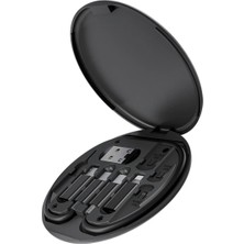 Toyigoo Mey Ithalat®  SN06 3in1 Kablo ve Kart Düzenleyici - Siyah TYGRSYT9573