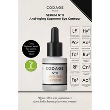 Codage Serum No 11 Anti Aging Supreme Eye Contour - Üstün Yaşlanma Karşıtı Göz Çevresi Serumu 15 ml