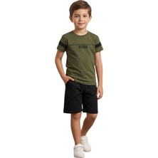 Crassi Erkek Çocuk Şortlu Takım Baskılı