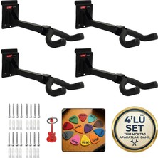 Lastvoice Gds-444(4X) Gitar Duvar Askısı Standı Aparatı (4'lü Paket)
