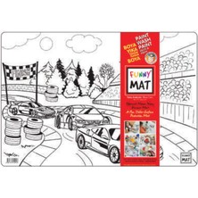 Oska Global Funny Mat - Yarış Arabaları 33,5X48CM