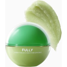Fully Green Tomato Smoothie Lip Scrub / Yeşil Domates Şeker Bazlı Dudak Peelingi