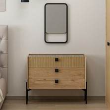 Minar Maren Aynalı Şifonyer Derin Sepet Gölge Yunus