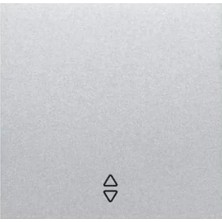 Viko Artline Novella Gümüş Vavian Anahtar 92605004 (Çerçeve Mekanizma Hariç)