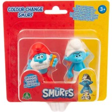 The Smurfs Şirinler Renk Değiştiren 2’li Figür Paketi PUF34000 - Şirin Baba ve Somurtkan Şirin
