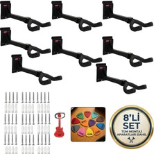 Lastvoice Gds-444(8X) Gitar Duvar Askısı Standı Aparatı (8'li Paket)