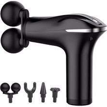 Toyigoo 4 Başlıklı Şarjlı Masaj Tabancası Bel Sırt Boyun Bacak Kas Rahatlatıcı TYGRSYT9573