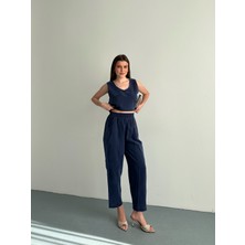 HKT Hak Tekstil Tensel Kumaş Çima Detaylı Pantolon