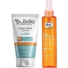 Duy Leke Karşıtı Güneş Kremi 50 ml Soleil Protexion Yaşlanma Karşıtı Vücut Spreyi Spf 30 150 ml