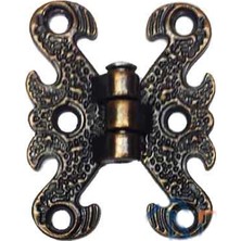 Pileli Store Pilelistore Zamak Kelebek Menteşe - Küçük, 30X40MM, Oksit, 100 Adet
