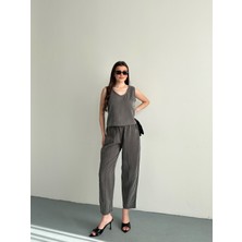 HKT Hak Tekstil Tensel Kumaş Çima Detaylı Pantolon