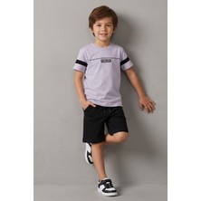 Crassi Erkek Çocuk Şortlu Takım Baskılı