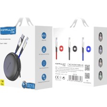 Toyigoo Mey Ithalat®  DC18 Type-C Kablo 1m 5A - Mavi TYGRSYT9573