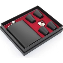 Oska Global Paslanmaz Çelik 4 Shot Bardaklı Matara Seti ALK2669