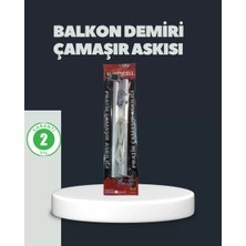 Balkon Demiri Çamaşır Askısı Kare Demirlere Uygun Dayanıklı Tasarım Midastech