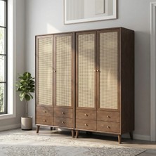 Zen Ahşap Hazeran Gardırop