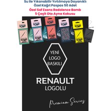 Balkan Ambalaj Suya Dayanıklı Oto Logolu Oto Paspas Kağıdı Siyah 50 Adet - 35X50CM 5 Çeşit Ayna Kokusu