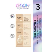Dermal Seoul Face Pirinç Seramid Hidrojel Nemlendrici Eriyen Kore Maske 34 gr 3 Adet
