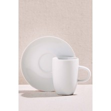 Paşabahçe Basic Porselen Espresso Fincanı Beyaz - 1 Adet