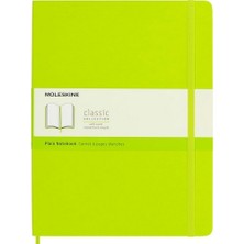 Moleskine Yumuşak Kapak Defter Limon Yeşili (Çizgisiz - 19X25) - 1021