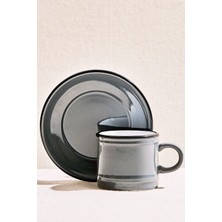 Paşabahçe Electrum Seramik Espresso Fincanı Gri - 1 Adet