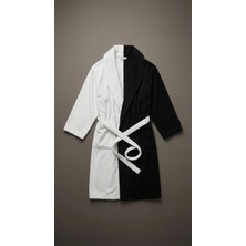 Minteks Lueur Contrast 100%PAMUK Şalyaka Erkek Bornoz