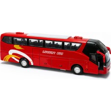 Büyük Boy Oyuncak Otobüs 20 cm – Açılabilir Kapılı Detaylı Kırmızı Luxury Bus