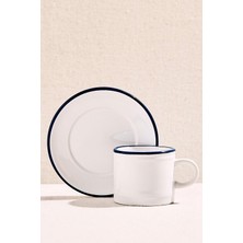 Paşabahçe Electrum Seramik Espresso Fincanı Beyaz - 1 Adet