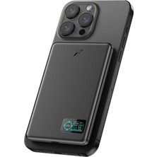 Lowell Home Mey Ithalat®  PW595 5.000 Mah Dijital Göstergeli 20W Type-C ve 15W Kablosuz Şarj Pd Hızlı Şar