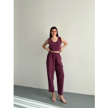 HKT Hak Tekstil Tensel Kumaş Çima Detaylı Pantolon