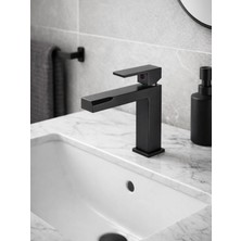 FUALORA Antasit Kare Model Pirinç Lavabo Bataryası