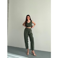 HKT Hak Tekstil Tensel Kumaş Çima Detaylı Pantolon