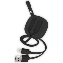 Lowell Home Mey Ithalat®  S80 Lightning Kablo iphone Uyumlu 20CM-1M 2A - Siyah LWLHM-RSYT367