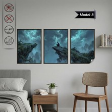 Akıllı Kağıt Statik Tutunma Özellikli Tablo - Poster Anime (Model- 8)