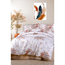 Aytunç Manolya %100 Pamuklu Çift Kişilik Nevresim Takımı 200X220 cm