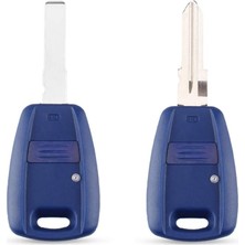 Fiat Doblo Egea Albea Punto Bravo Stilo 1 Butonlu Mavi Anahtar Kabı Kumanda Kabı Tek Buton
