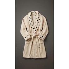 Minteks Lueur Noire 100%PAMUK Kadın Şalyaka Bornoz