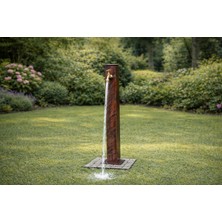 Modern Bahçe Çeşmesi Bakır Kare