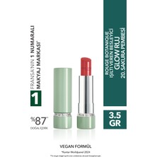 Yves Rocher Rouge Botanique Işıltı Veren Besleyici Glow Ruj - 20. Sakura Pembesi -Vegan-3.5g