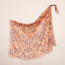 Piramit Naturel Eşarp | Ebruli