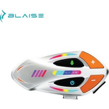 Blaise Blaıse X2 Bluetooth Motosiklet Intercom Turuncu