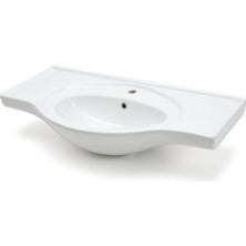 Ece Banyo - Aruva Etajerli Lavabo 96 cm Beyaz - 3503
