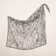 Piramit Naturel Eşarp | Ebruli