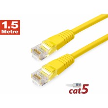 OEM 1.5m Cat5 Ethernet Fabrikasyon Kablo